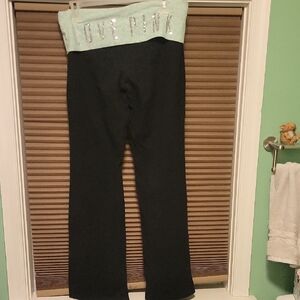 PINK Victoria's Secret Yoga Pants with Mint Waistband